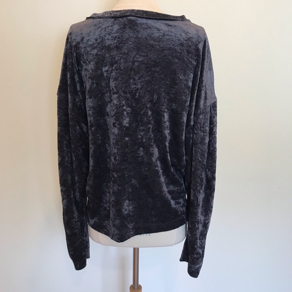 Free People Velvet Dolman Style Shirt - Picture 5 of 6